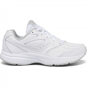 White Women's Saucony Integrity Walker 3 Extra Wide Running Shoes | AUS-IYCEH