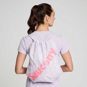 White Women's Saucony String Bag | AUSTRALIA-VEDFU