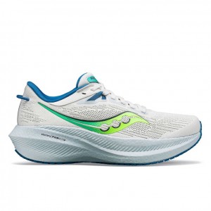 White Women's Saucony Triumph 21 Running Shoes | AUS-LZRBI