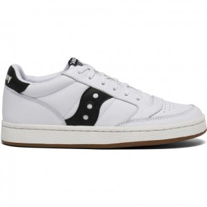 White / Black Men's Saucony Jazz Court Trainer | AUSTRALIA-MYAWD