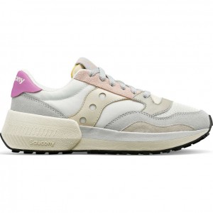 White / Grey / Rose Women's Saucony Jazz NXT Trainer | AUSTRALIA-SHNLT