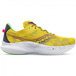 Yellow Men's Saucony Kinvara 14 Running Shoes | AUS-XJOAF