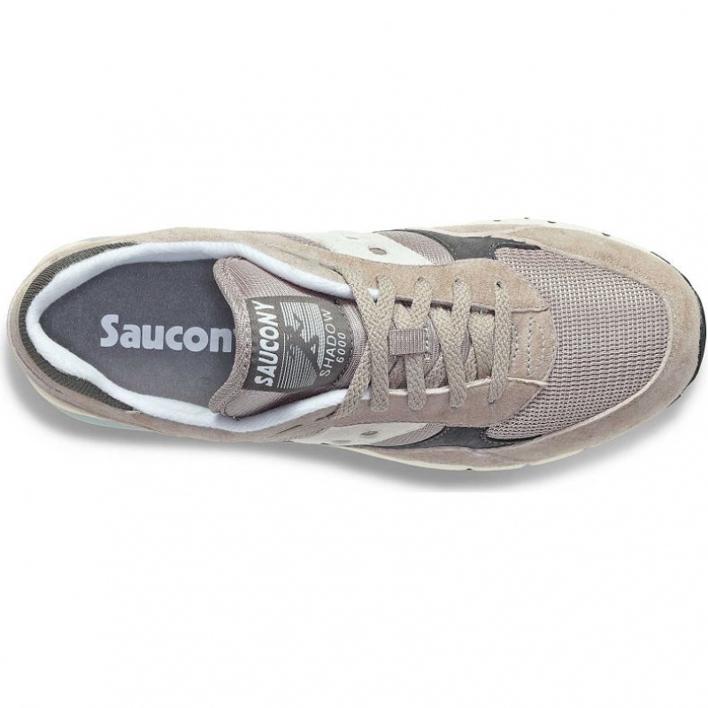 Beige Men's Saucony Shadow 6000 Trainer | AUS-LMOTY