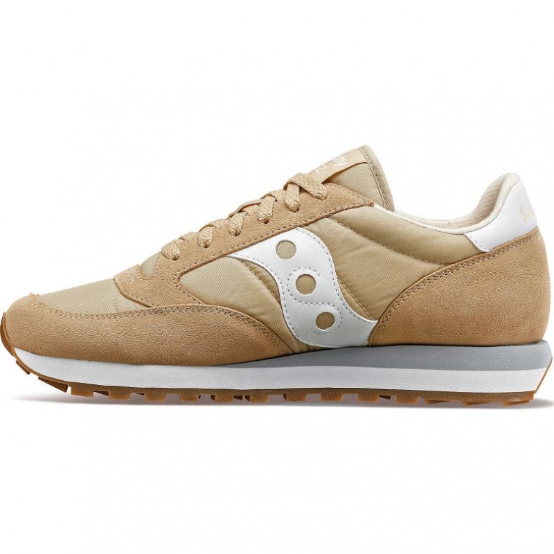 Beige Women's Saucony Jazz Original Trainer | AUS-PGWEZ