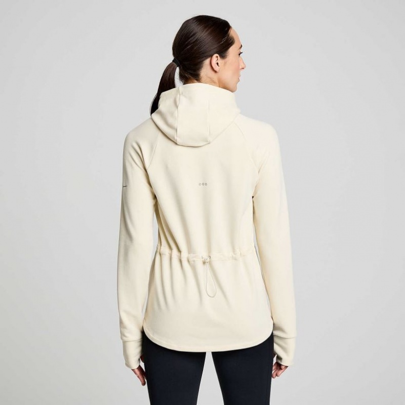 Beige Women's Saucony Triumph Tunic Hoodie | AUSTRALIA-NEWBR