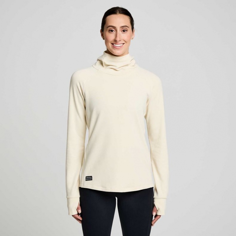 Beige Women\'s Saucony Triumph Tunic Hoodie | AUSTRALIA-NEWBR