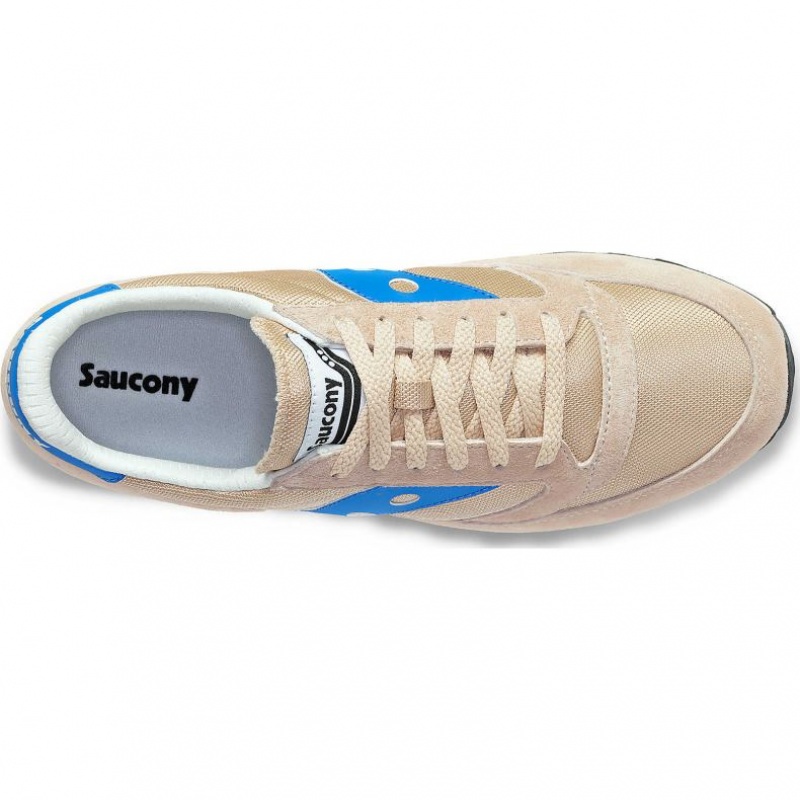 Beige / Blue Men's Saucony Jazz 81 Trainer | AUSTRALIA-PJWHN