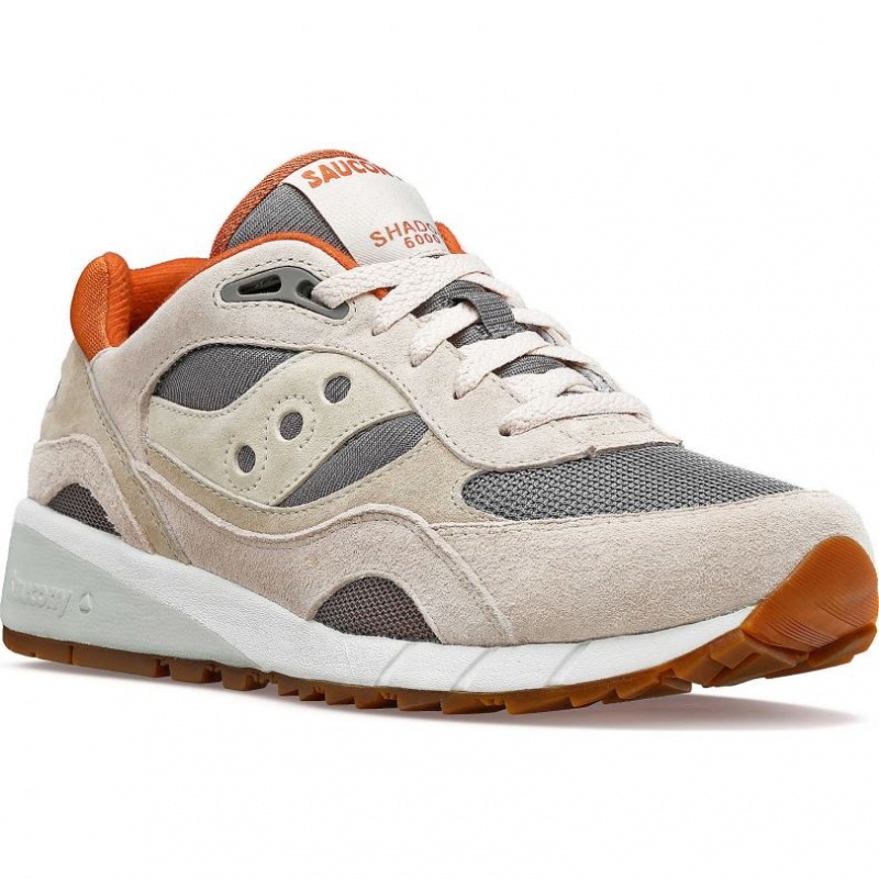 Beige / Grey Men's Saucony Shadow 6000 Trainer | AUSTRALIA-SYLZK