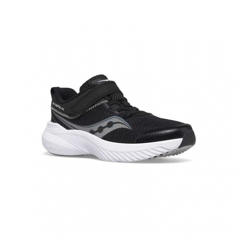 Black Big Kids' Saucony Kinvara 14 A/C Sneaker | AUSTRALIA-FDKWC