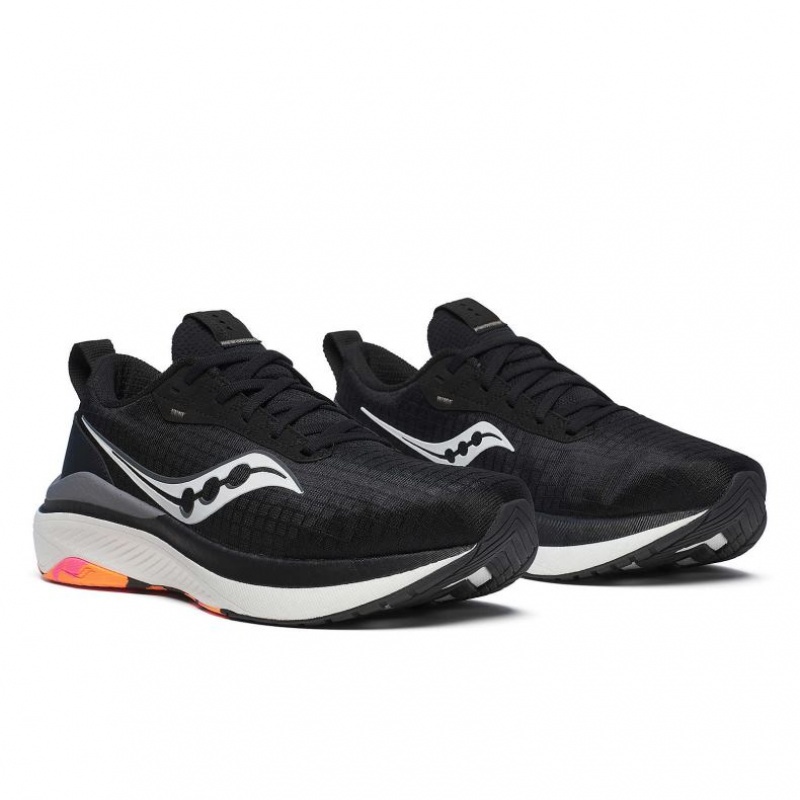 Black Men's Saucony Freedom Crossport Running Shoes | AUS-EGCQO