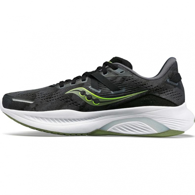 Black Men's Saucony Guide 16 Running Shoes | AUS-CEYFA