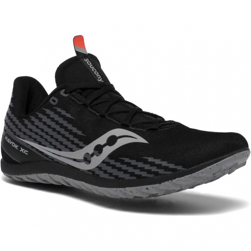 Black Men's Saucony Havok XC 3 Spikes | AUSTRALIA-GQZYD