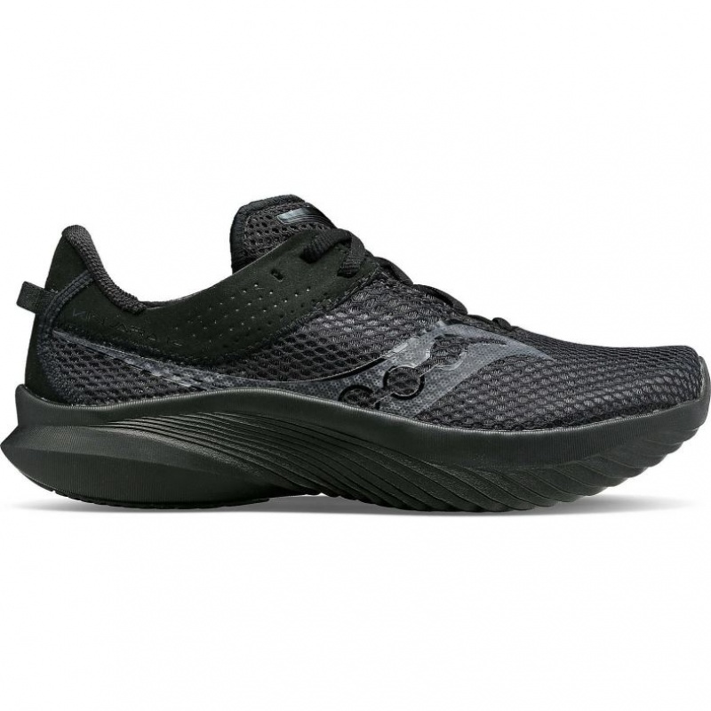 Black Men\'s Saucony Kinvara 14 Running Shoes | AUS-LRJXY