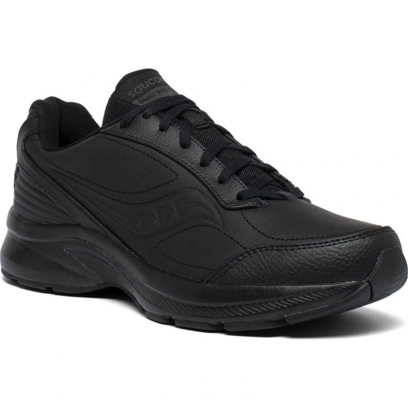 Black Men's Saucony Omni Walker 3 Wide Running Shoes | AUSTRALIA-COZPA