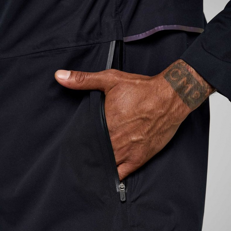 Black Men's Saucony Runshield Jacket | AUSTRALIA-LOQWY