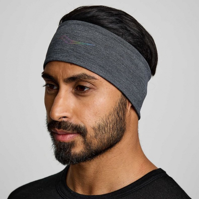 Black Men\'s Saucony Solstice Headband | AUS-LSBUV