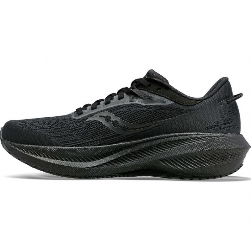 Black Men's Saucony Triumph 21 Running Shoes | AUSTRALIA-EGXOF