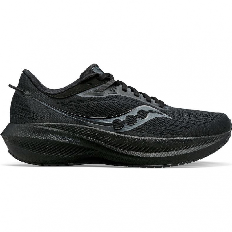 Black Men\'s Saucony Triumph 21 Running Shoes | AUSTRALIA-EGXOF