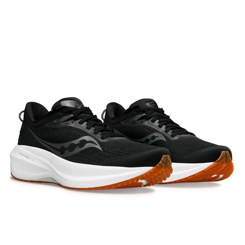 Black Men's Saucony Triumph 21 Running Shoes | AUSTRALIA-RFGUI