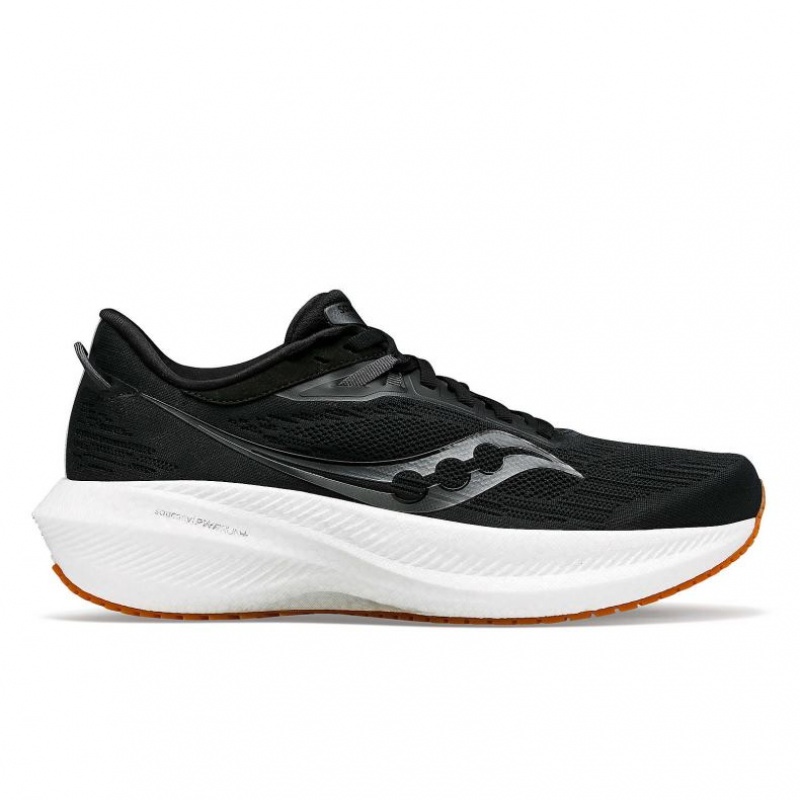 Black Men\'s Saucony Triumph 21 Running Shoes | AUSTRALIA-RFGUI