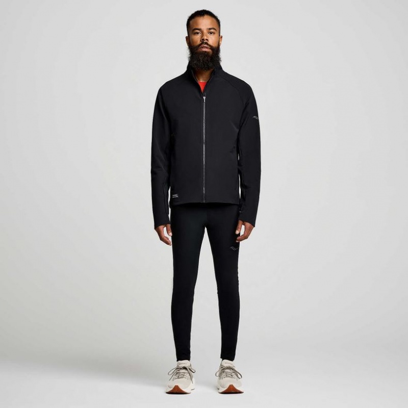 Black Men's Saucony Triumph Jacket | AUSTRALIA-YAOZH