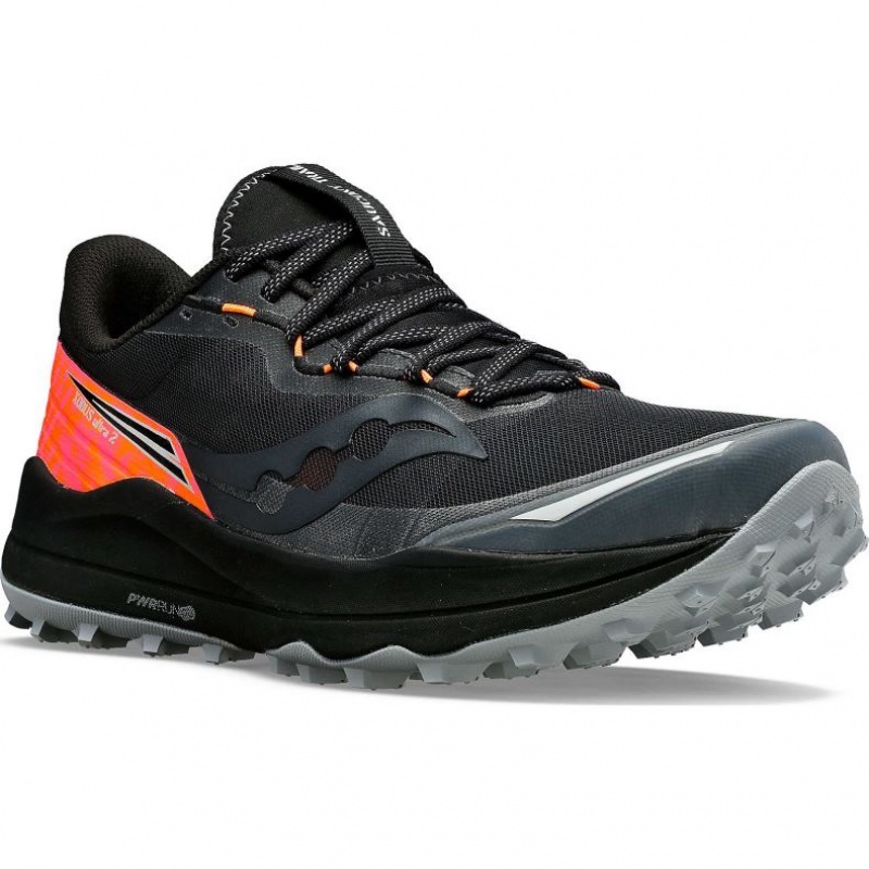 Black Men's Saucony Xodus Ultra 2 Trail Running Shoes | AUS-BSIDX