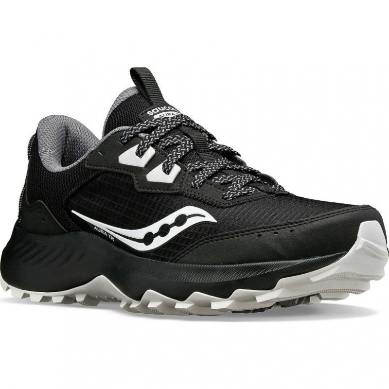 Black Women's Saucony Aura TR Running Shoes | AUS-QNPZY