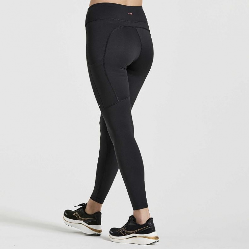 Black Women's Saucony Fortify Tight | AUSTRALIA-FNVIE