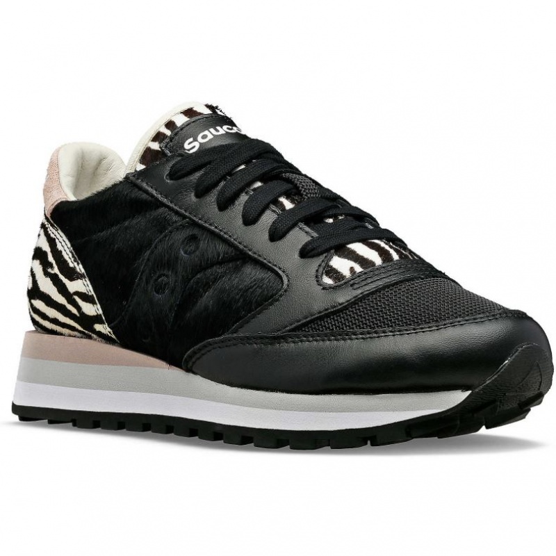 Black Women's Saucony Jazz Triple Trainer | AUS-PNMXR