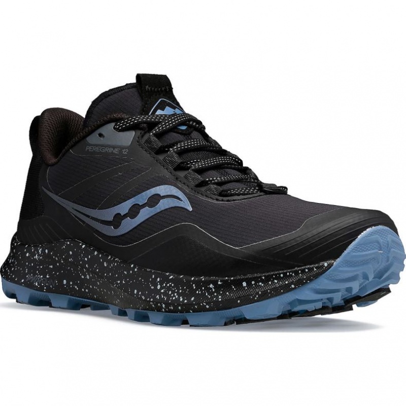 Black Women's Saucony Peregrine ICE+ 3 Trail Running Shoes | AUS-AJUBE