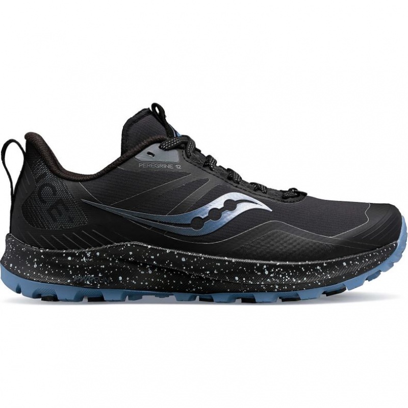 Black Women\'s Saucony Peregrine ICE+ 3 Trail Running Shoes | AUS-AJUBE