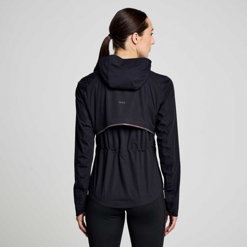 Black Women's Saucony Runshield Jacket | AUSTRALIA-CPYJI