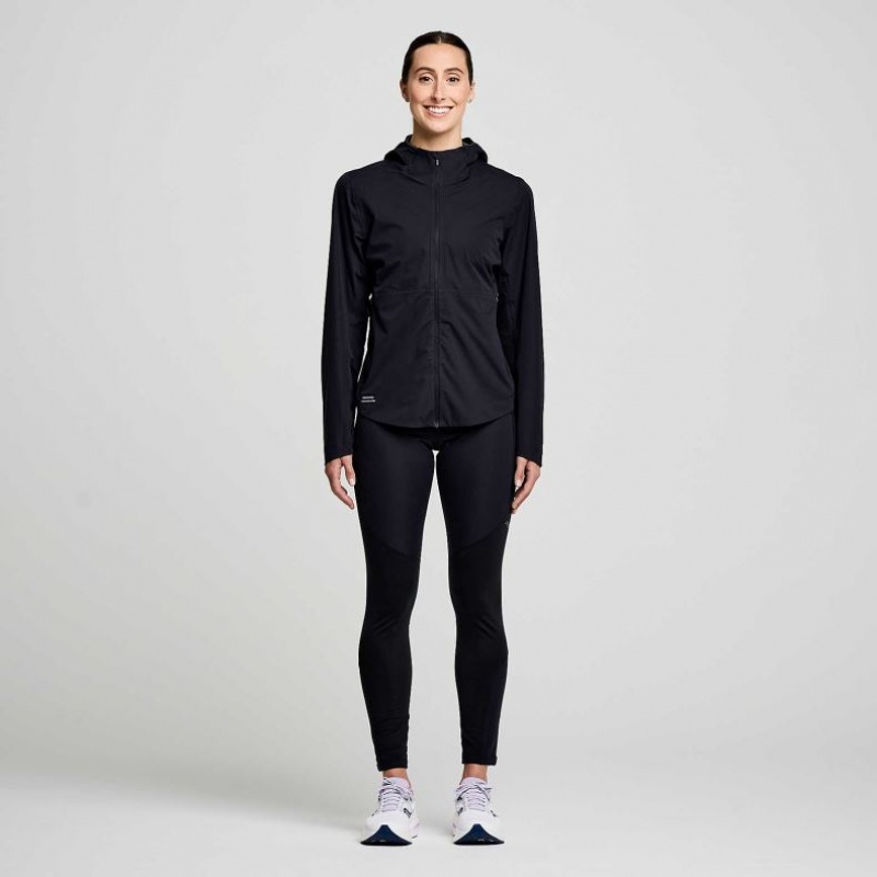 Black Women's Saucony Runshield Jacket | AUSTRALIA-CPYJI