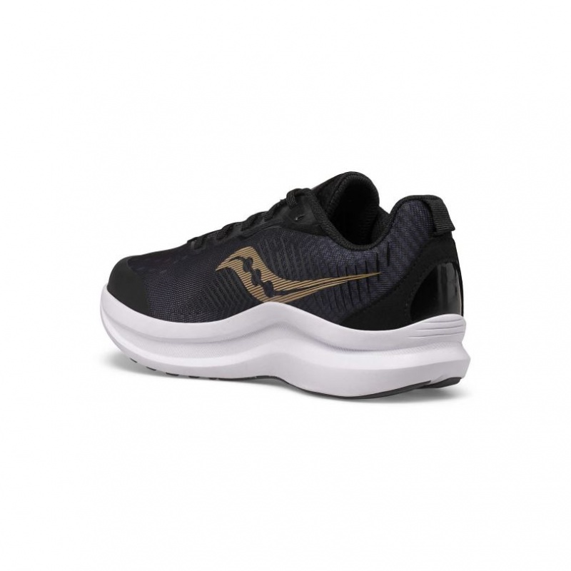 Black / Gold Big Kids' Saucony Endorphin KDZ Sneaker | AUS-WCPEL