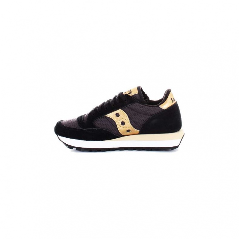 Black / Gold Women's Saucony Jazz Original Trainer | AUSTRALIA-HSCAQ