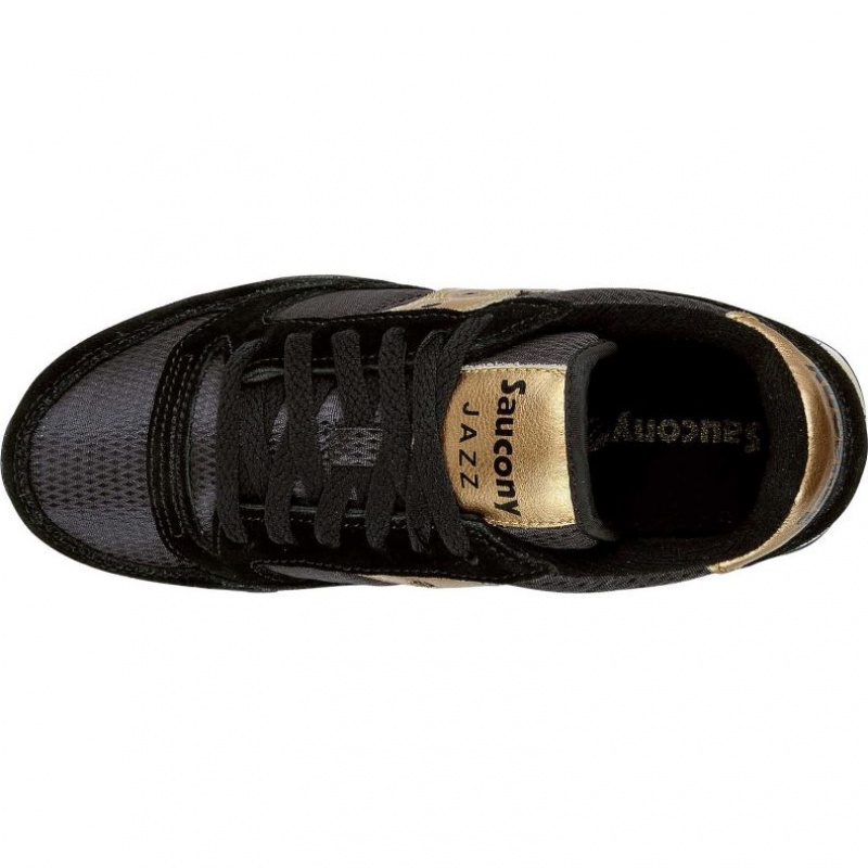 Black / Gold Women's Saucony Jazz Original Trainer | AUSTRALIA-HSCAQ