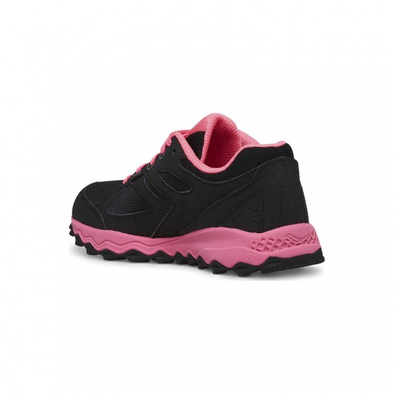 Black / Pink Big Kids' Saucony Cohesion TR14 Lace Sneaker | AUSTRALIA-SXCKU