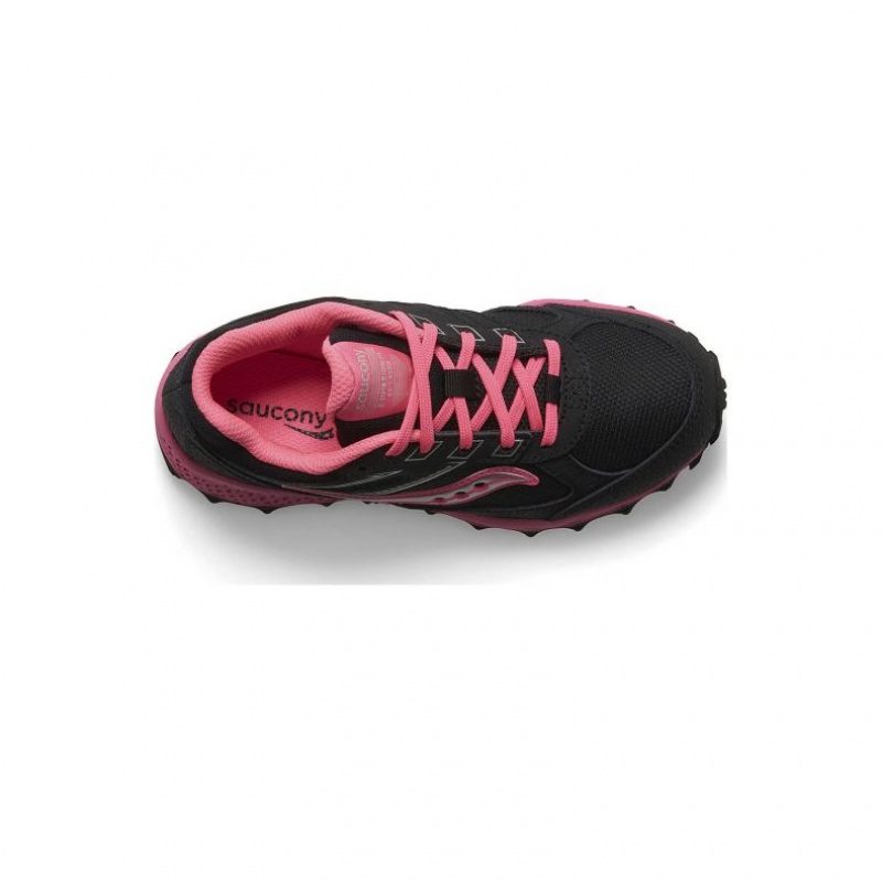 Black / Pink Big Kids' Saucony Cohesion TR14 Lace Sneaker | AUSTRALIA-SXCKU