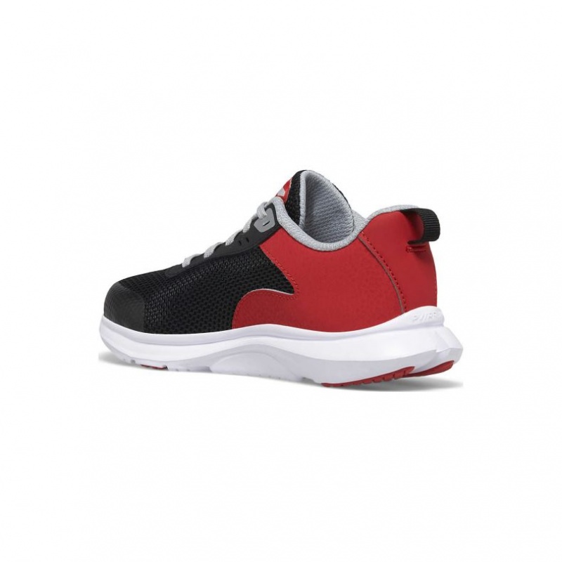 Black / Red Big Kids' Saucony Axon 3 Sneaker | AUSTRALIA-RASJZ