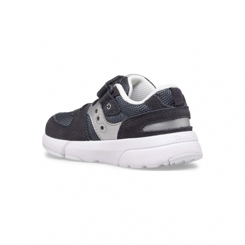 Black / Silver Little Kids' Saucony Jazz Lite 2.0 Sneaker | AUS-YEHQU