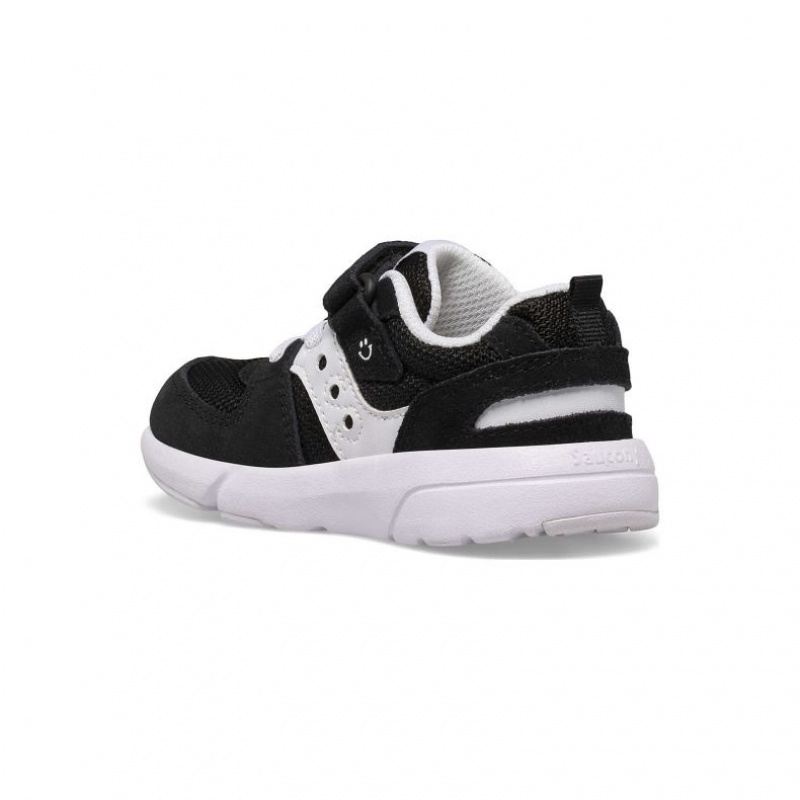 Black / White Little Kids' Saucony Jazz Lite 2.0 Sneaker | AUSTRALIA-UOZPC