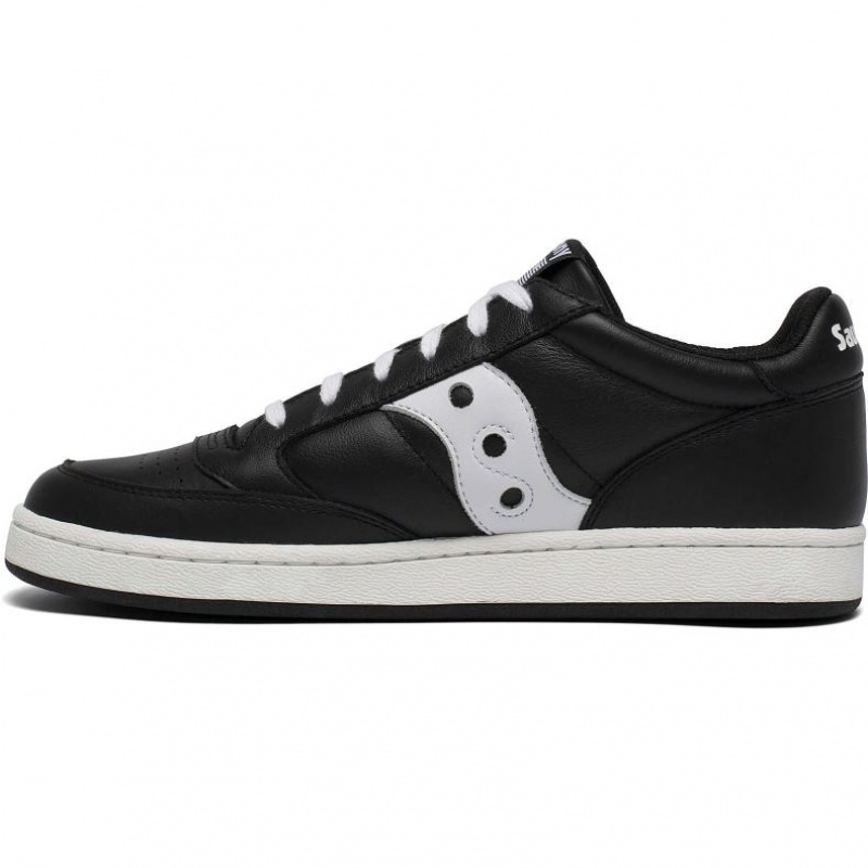 Black / White Women's Saucony Jazz Court Trainer | AUS-NPROF