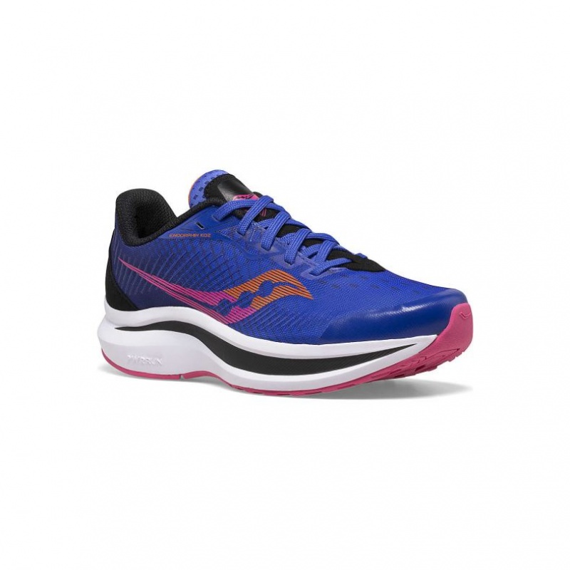 Blue Big Kids' Saucony Endorphin KDZ Sneaker | AUS-NWGXU