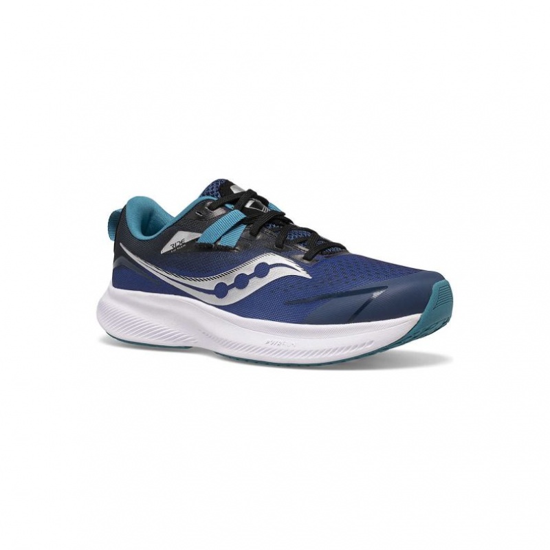 Blue Big Kids' Saucony Ride 15 Sneaker | AUS-STJCA