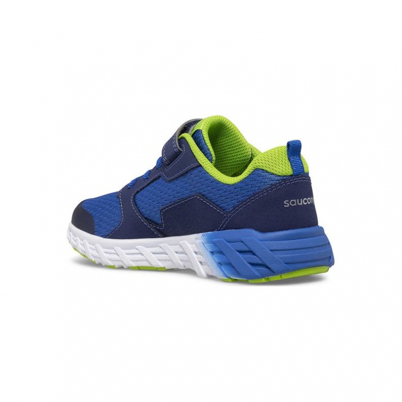 Blue Big Kids' Saucony Wind 2.0 A/C Sneaker | AUSTRALIA-UYKEC