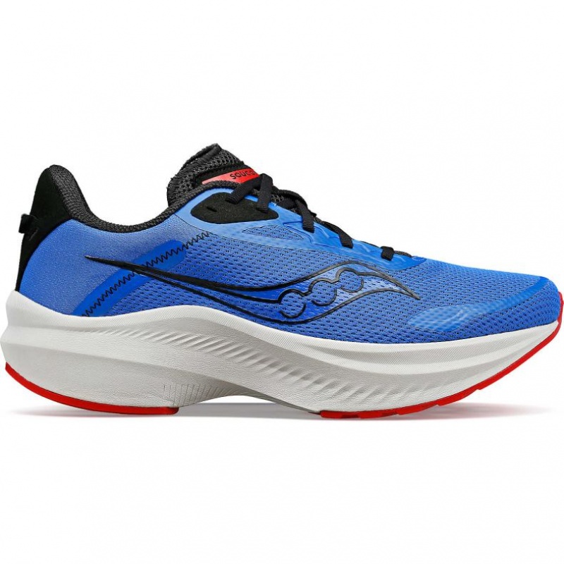 Blue Men\'s Saucony Axon 3 Running Shoes | AUSTRALIA-HSUCR