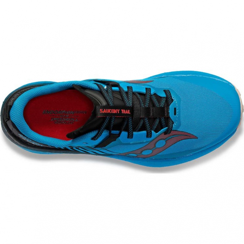 Blue Men's Saucony Endorphin Edge Trail Running Shoes | AUS-FJSAX