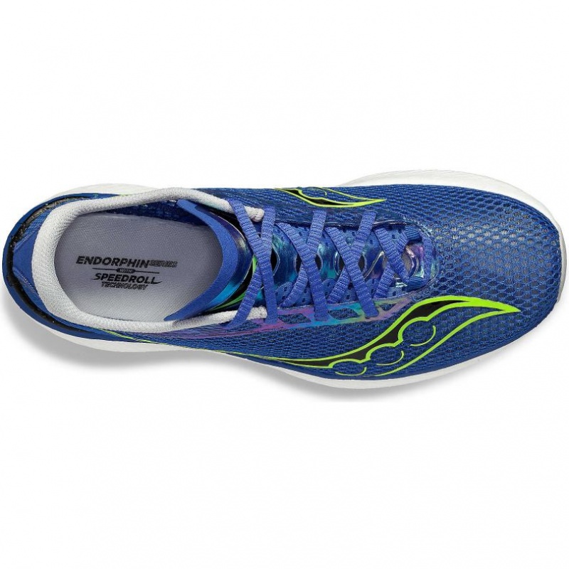 Blue Men's Saucony Endorphin Pro 3 Running Shoes | AUSTRALIA-LTNJM