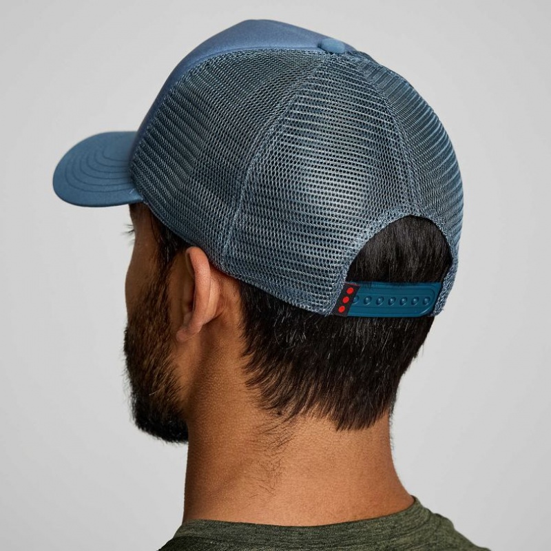 Blue Men's Saucony Foamie Trucker Hats | AUSTRALIA-BUXMJ