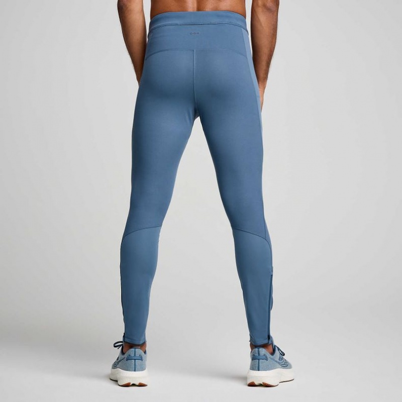 Blue Men's Saucony Runshield Tight | AUSTRALIA-FKJBS